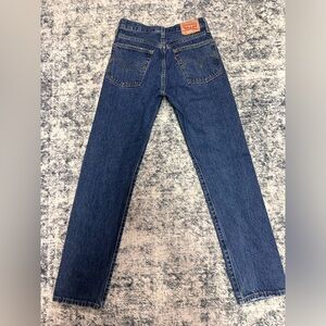 Levis 501 Dark wash Straight leg